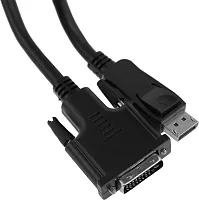 Кабель Ningbo DisplayPort (m) DVI-D Dual Link (m) 1.8м черный (блистер) (840970) (840970#MLN)