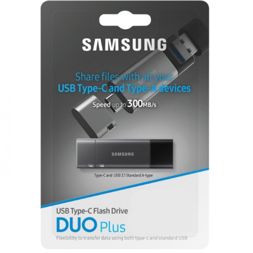 Флеш накопитель 256GB Samsung DUO Plus USB Type-A / USB Type-C (MUF-256DB/APC) фото 5