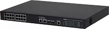 Коммутатор Dahua DH-S4220-16GT-190 (L2) 16x1Гбит/ с 2SFP 16PoE 190W управляемый