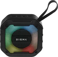 Колонка порт. Digma D-PS1501 черный 10W 1.0 BT 10м 1500mAh (DPS1501)