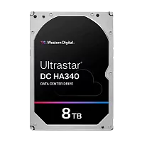 Жесткий диск/ HDD WD SATA Server 8Tb Ultrastar DC HA340 7200 6Gb/s 256MB 1 year warranty (replacement HUS728T8TALE6L4, HUH721008ALE604, HUS726T6TALE6L4) (WUS721208BLE604)