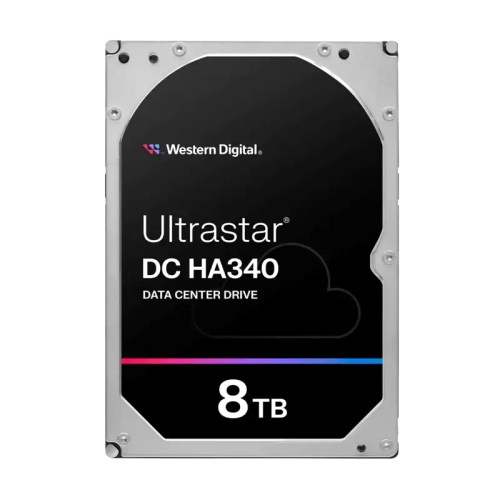 Жесткий диск/ HDD WD SATA Server 8Tb Ultrastar DC HA340 7200 6Gb/s 256MB 1 year warranty (replacement HUS728T8TALE6L4, HUH721008ALE604, HUS726T6TALE6L4) (WUS721208BLE604)