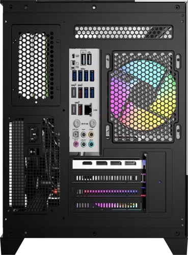 Корпус Formula Crystal Z9ML Floe черный без БП mATX 1xUSB3.0 1xUSB3.1 audio bott PSU фото 5