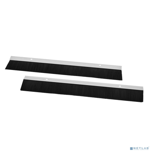 Комплект щеточного ввода в шкаф, универсальный, цвет черный (КВ-Щ-55.420А-9005)