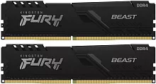 Память DDR4 2x16GB 3200MHz Kingston KF432C16BB1K2/ 32-SP Fury Beast RTL Gaming PC4-25600 CL16 DIMM 288-pin 1.35В dual rank с радиатором Ret (KF432C16BB1K2/32-SP)