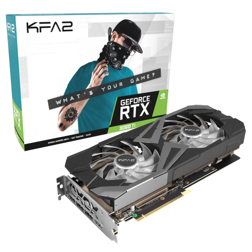 Видеокарта PCIE16 RTX3060TI 8GB LHR RTX 3060 TI X BLACK 8GB KFA2 (36ISL6MD1WTK)