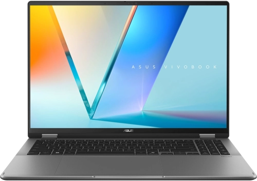 Ноутбук Asus Vivobook 16 Flip TP3607AA-SI086W Core Ultra 7 355 32Gb SSD1Tb Intel Graphics 16 OLED Touch WUXGA (1920x1200) Windows 11 grey WiFi BT Cam (90NB17B1-M005K0)