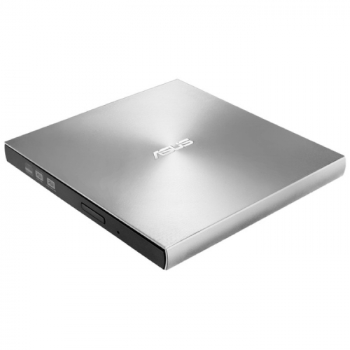 Привод DVD-RW Asus SDRW-08U9M-U внешний, USB slim, серебристый, ultra slim, M-Disk Mac, RTL (SDRW-08U9M-U/SIL/G/AS)