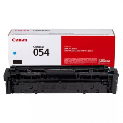 Тонер-картридж Canon CRG 054C голубой 1200 страниц для i-SENSYS LBP621, LBP623, MF641, MF643, MF645 (3023C002)