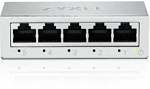 Коммутатор Zyxel GS-105B v5, 5 портов 1000 Мбит/ с, настольный, металлический корпус (GS-105BV5-EU0101F)