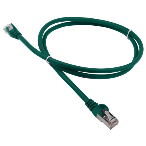 Патч-корд Lanmaster LSZH FTP 5 1 м зеленый (LAN-PC45/S5E-1.0-GN)
