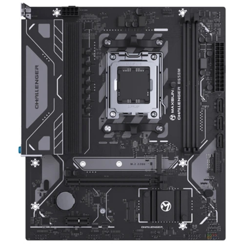Материнская плата MAXSUN MS-Challenger B650M, AM5, B650, 2*DDR5, 3*SATA3, M.2, 4*USB 3.2, 2*USB 2.0, 1*PCIEx16, 1*PCIEx1, DP+HDMI, mATX