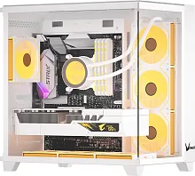 Корпус Formula Crystal Z9 белый без БП ATX 7x120mm 2xUSB3.0 audio bott PSU (CRYSTAL Z9 WHITE)
