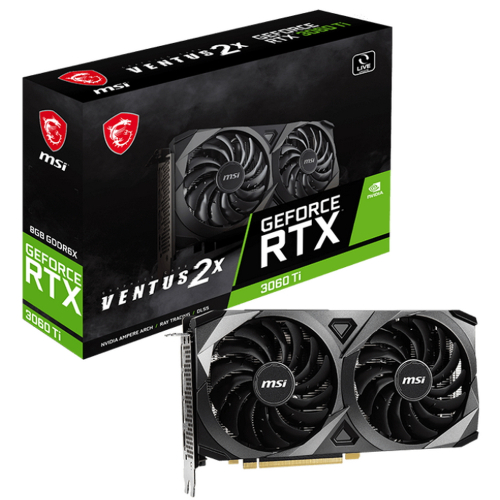 RTX3060Ti VENTUS 2X 8GD6X 8GB GDDR6X 256-bit HDMI DPx3 2FAN RTL (RTX 3060 TI VENTUS 2X 8GD6X)