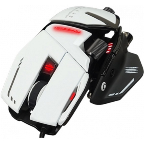 Игровая мышь Mad Catz R.A.T. 8+, Wired, PixArt PMW3389, Omron, USB, 11But, 16000 dpi, RGB, cable 1.8m (MR05DCINWH000-0) фото 2