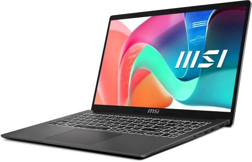 ноутбук MSI Modern 15 F1MG Core 7 150U 15.6 FHD (1920*1080),IPS,DDR4 16GB (16GB*1) 512GB SSD Intel Graphics,backlight,46.8Wh,1.7kg,1y,Dos,Platinum Gray (9S7-15S111-1071) фото 11