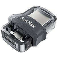 Эскиз Флеш накопитель 16GB Sandisk Ultra Dual Drive m3.0 USB Type-A / Micro-USB 3.2 Gen 1 (SDDD3-016G-G46)