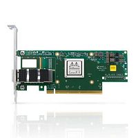 Сетевой адаптер Mellanox MCX653105A-ECAT ConnectX-6 VPI adapter card, 100Gb/ s (HDR100, EDR IB and 100GbE), single-port QSFP56, PCIe3.0/ 4.0 x16, tall bracket (488463)