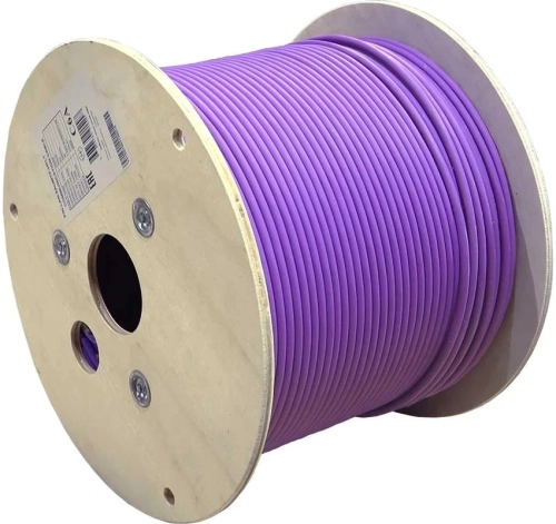Витая пара Кабель LANMASTER U/ UTP, 4 пары, Кат. 6A, с матричным экраном, с перегородкой, LSZH, нг(A)-HF, фиолетовый, 305 м (LAN-6AUMTP-HFLT-VI)