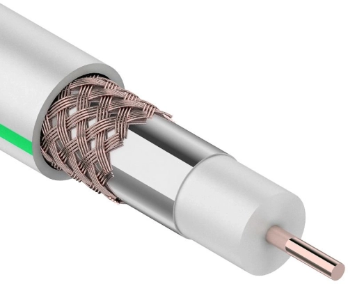 Кабель коаксиальный PROconnect 01-2431-6 SAT 703 F/ UTP 75Om PVC внутренний 100м белый