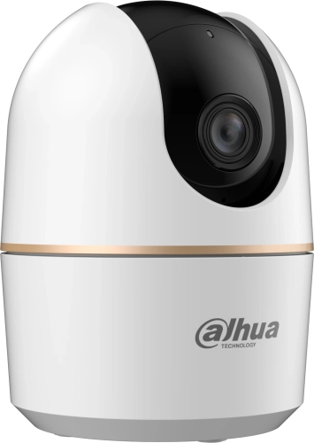 DAHUA Мини-PT IP-видеокамера с Wi-Fi 3Мп; 1/ 3.2” CMOS; объектив 3.6мм; механический ИК-фильтр; чувствительность 0.01лк@F2.0; сжатие: H.265; 2 потока до 3Мп@25к/ с; видеоаналитика: обнаружение людей; ИК (DH-IPC-H3AP-0360B)