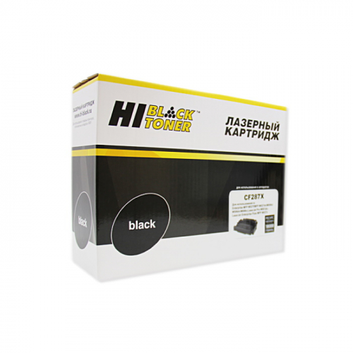 Картридж Hi-Black HB-CF287X, черный, 18000 страниц, для HP LJ M506dn/ M506x/ M527dn/ M527f/ M527c (22013627)
