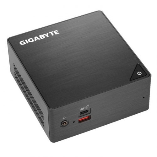 Неттоп Gigabyte BRIX GB-BRI3-8130 Core i3 8130U/ DDR4/ HDD/ SSD/SATA3/ no ODD/ BT/ WiFi/ no OS/ Black