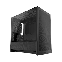 Корпус без блока питания/ Case NZXT H3 Flow (2025), Midi-Tower, TG, 1x120mm, 1xUSB-A 3.2 + 1xUSB-C 3.2, mATX, mITX Black (CC-H31FB-01)
