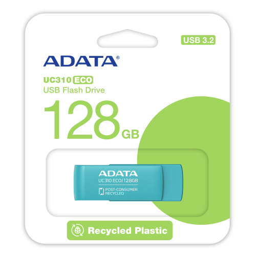 Флэш-накопитель 128GB UC310E-128G-RGN GREEN ADATA фото 6