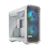 Корпус ПК без блока питания/ Case Fractal Design Torrent RGB TG Clear Tint, Full-Tower, 2x180mm + 3x140mm RGB, 2xUSB-A 3.2 + 1xUSB 3.2 Type-C E-ATX, SSI-CEB, SSI-EEB, ATX, mATX, mITX White (FD-C-TOR1A-07)