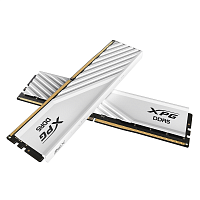 Модуль памяти ADATA 32GB DDR5 RGB 6000 (PC5 48000) DIMM XPG Lancer Blade white kit 2*16, 1.35V, CL34 (AX5U6000C3416G-DTLABWH)