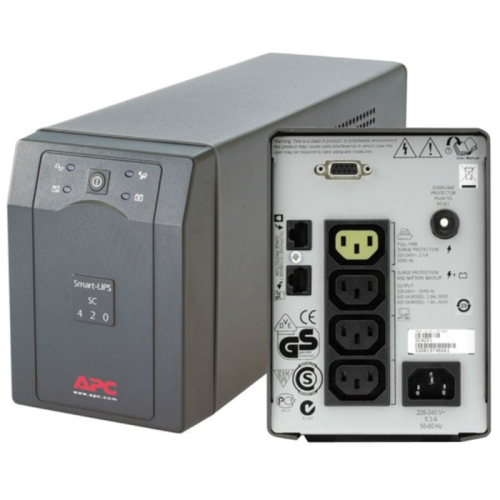 ИБП APC Smart-UPS 420VA/ 260W, 230V, Line-Interactive, Data line protect, HS batt. (SC420I) фото 2