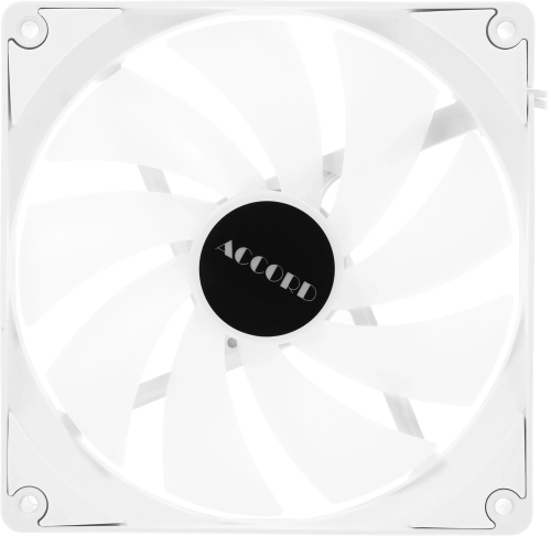 Вентилятор для корпуса Accord ACC-C14 ARGB 140х140x25 белый 3-pin 24.9дБ (ACC-C14 ARGB WHITE) brown box