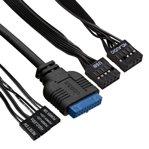 Exegate EX290173RUS Корпус Miditower ExeGate AA-440U (ATX, без БП, 2*USB+1*USB3.0, аудио, черный) фото 3