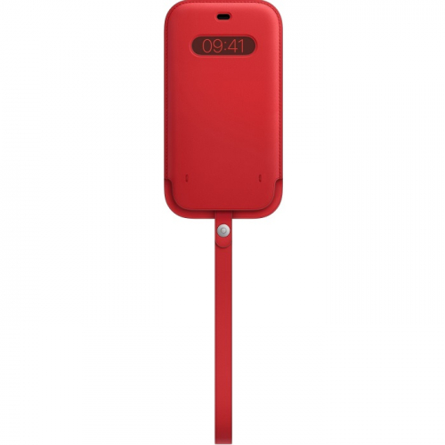 Чехол-конверт Apple MagSafe для iPhone 12 Pro Max кожаный красный (MHYJ3ZE/A)