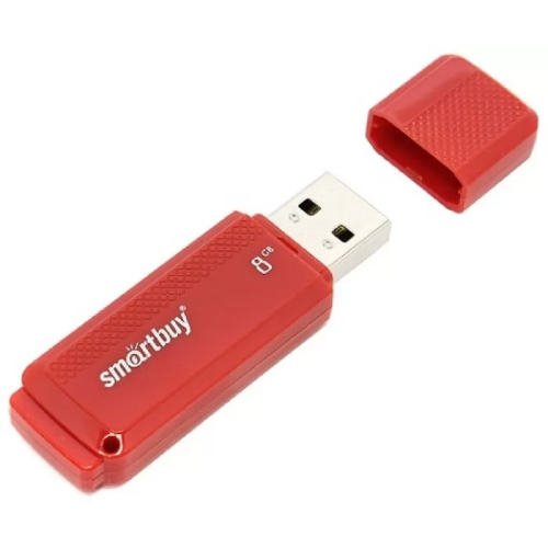 Smartbuy USB Drive 8GB Dock Red (SB8GBDK-R) UFD 2.0 фото 3