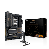 Материнская плата ASUS PROART X870E-CREATOR WIFI, AM5, X870, 4*DDR5, 4*SATA, 4*M.2, 7*USB 3.2, 1*USB 2.0, 2*USB4, Type-C, 3*PCIx16, HDMI, ATX; 90MB1IG0-M0EAY0