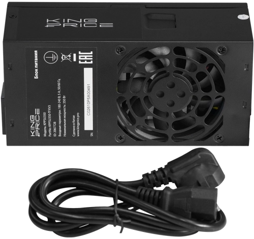 Блок питания KingPrice TFX 350W KPPSU350 (20+4pin) 80mm fan 3xSATA (KPPSU350-TFXV3) фото 4