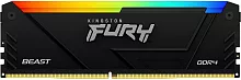 Память оперативная/ Kingston 32GB 2666MT/s DDR4 CL16 DIMM FURY Beast RGB (KF426C16BB2A/32)
