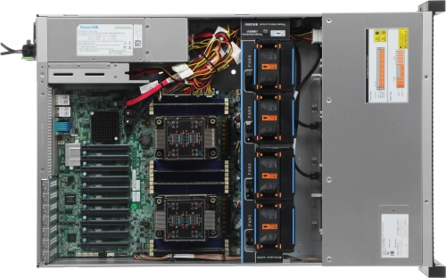 Сервер IRU Rock g2208ig3 2x4309Y 2x32Gb С621 AST2500 2xGigEth 2x1300W w/o OS (2160702) фото 10