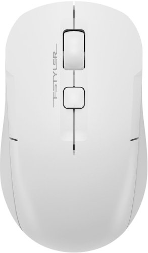Мышь A4Tech Fstyler FG16CS Air белый оптическая (2000dpi) silent беспроводная USB для ноутбука (3but) (FG16CS AIR WHITE)