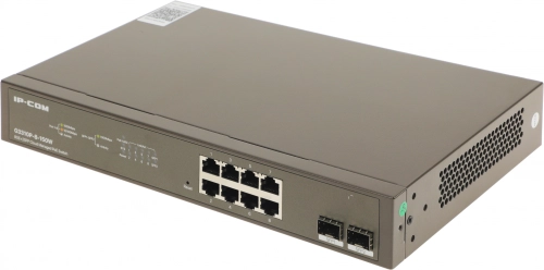 IP-COM G3310P-8-150W Управляемый PoE коммутатор с 8 Гигабитными портами PoE и 2 SFP портами