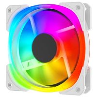 Powercase (CM21-12W ARGB) White 120x120x25mm (PWM, 100шт./ кор, 4pin +ARGB Sync, 800-1500±10% об/ мин) Bulk (CM21_12_ARGB_WT)