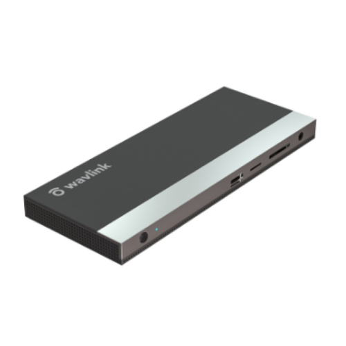 Docking Station WAVLINK USB-C GEN2 4K Universal / 100W PowerDelivery Include 20V/ 6.5A Power Adapter/ 4xUSB3.0/ 1xUSB C/ 2xDP 4K 60HZ/ 1xHDMI 4K 60HZ/ 1xGigabit LAN/ 1xAudio In/ Out/ 1xSD/ Micro SD CardReader (WL-UMD01R PRO)