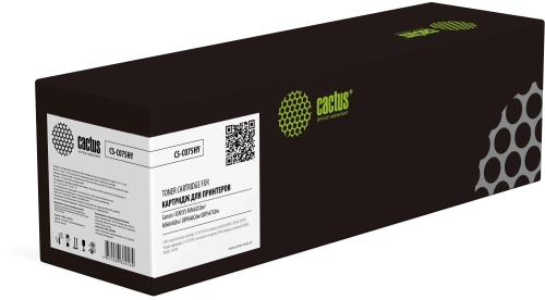 Картридж лазерный Cactus CS-C075HY 075HY желтый (2500стр.) для Canon i-SENSYS MF662Cdw/MF664Cdw/ LBP646Cdw/LBP647Cdw