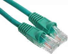 Патч-корд Buro UTP-5E-3M-GR UTP 4 пары cat.5E CCA molded 3м зеленый RJ-45 (m)-RJ-45 (m)