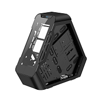 Корпус без блока питания/ JONSBO TR03-G, Full-Tower, TG, 2x120mm, 2xUSB-A 3.0 + 1xUSB-C 3.2, ATX, mATX, mITX Glass pannel Black (TR03-G BLACK)