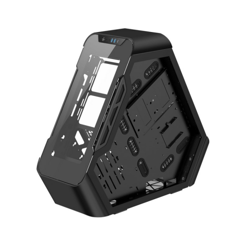 Корпус без блока питания/ JONSBO TR03-G, Full-Tower, TG, 2x120mm, 2xUSB-A 3.0 + 1xUSB-C 3.2, ATX, mATX, mITX Glass pannel Black (TR03-G BLACK)