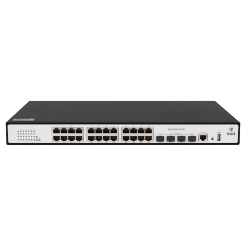 Коммутатор/ Управляемый PoE коммутатор уровня 2SNR-S2989G-24TX-POE-2AC