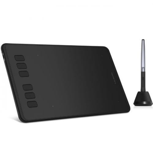 Графический планшет Huion INSPIROY H640P рабочая область 160x100 mm, 6 экспресс-клавиш, перо PW100 нажатие 8192, micro USB, Black